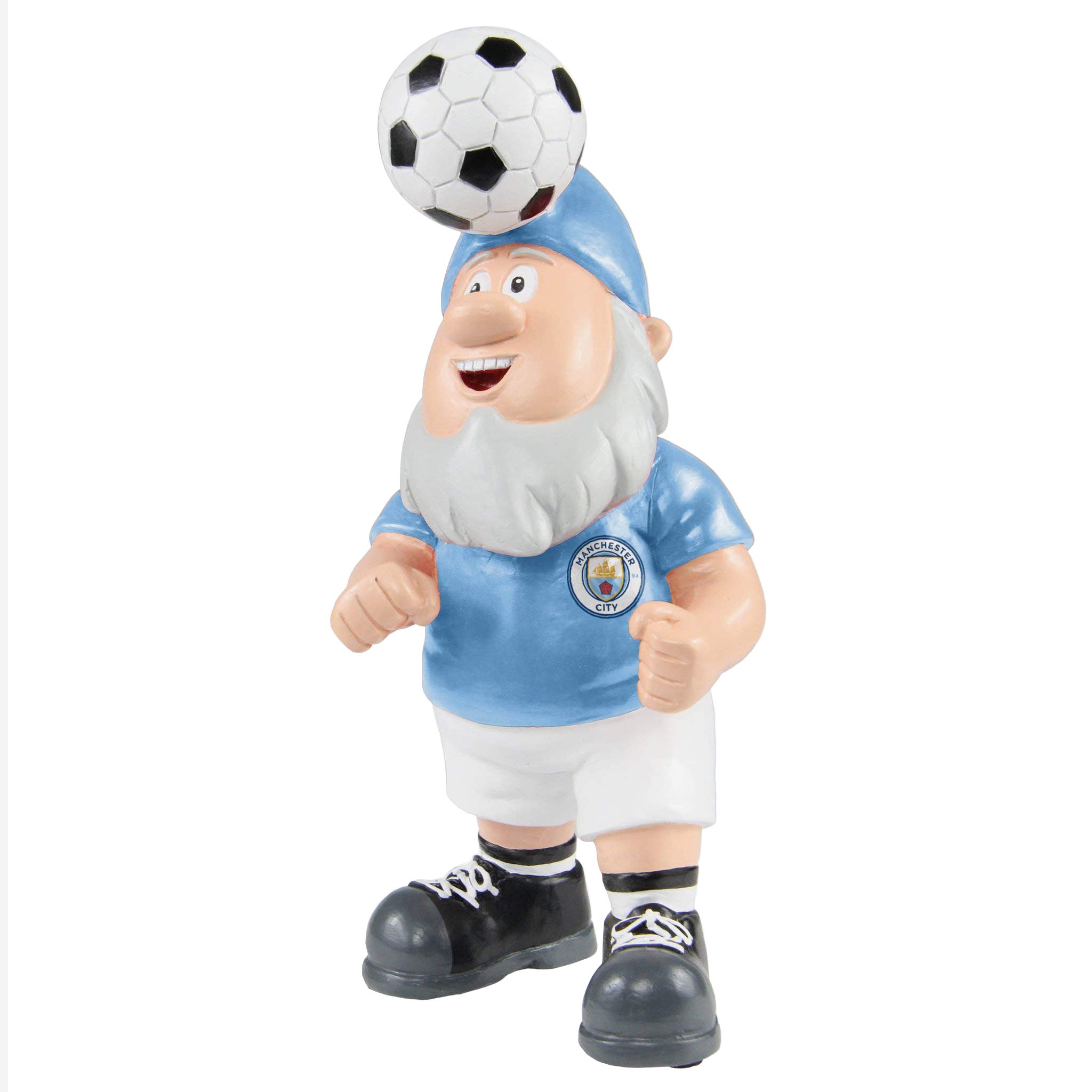 FOCO Officially Licensed Manchester City FC Header Ball Gnome โ image 1