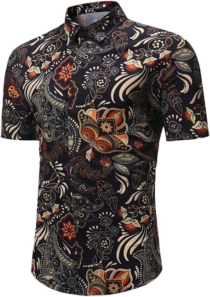 camisas tropicales para hombre