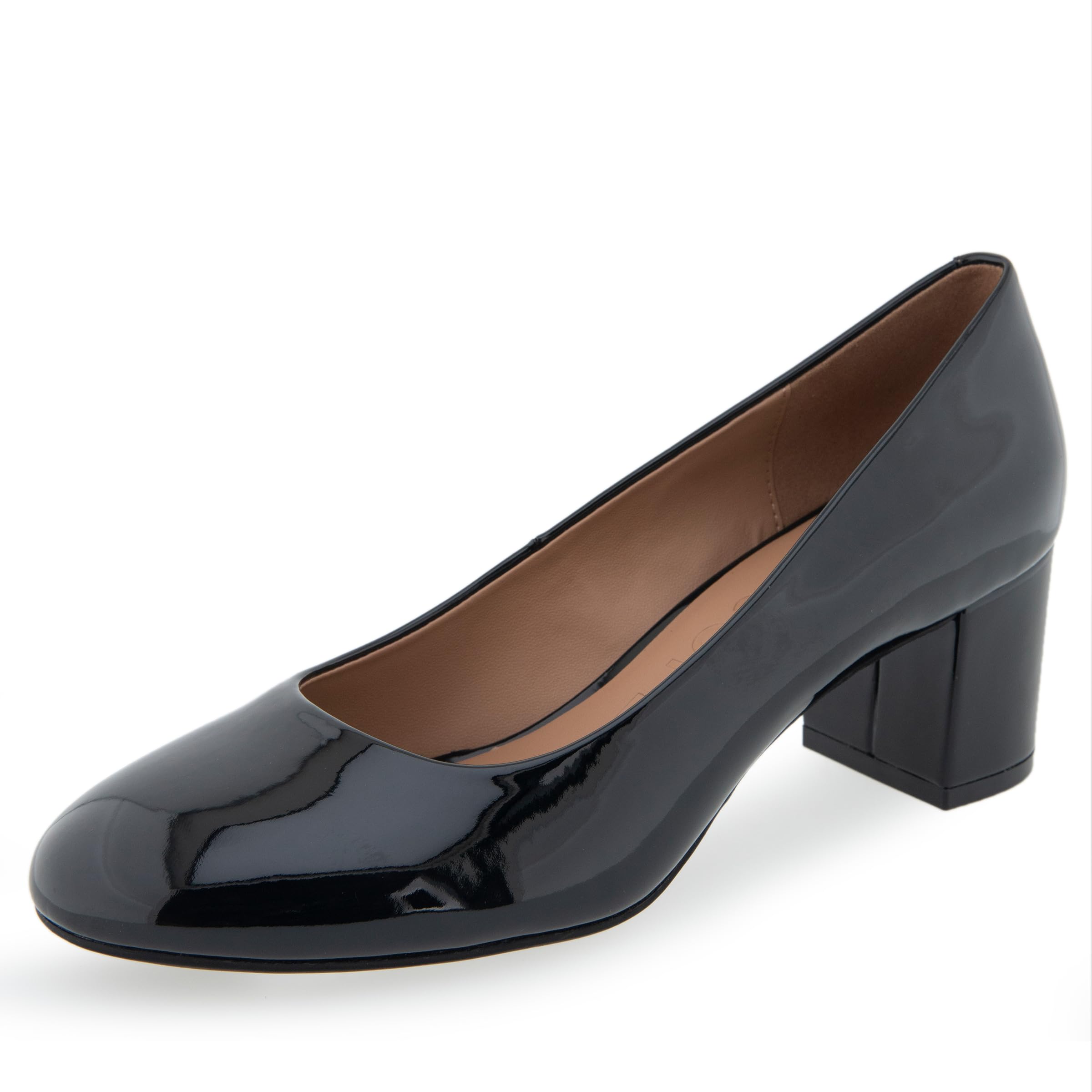 Aerosoles Women’s EBEL Pump, Black Patent PU, 10M
