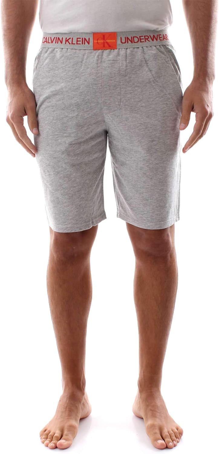 Calvin Klein Short Pyjama Bottoms for men in Grey Heather, SizeLarge