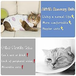 ANWA 2 Pack Cat Recovery Suit - Breathable Cat