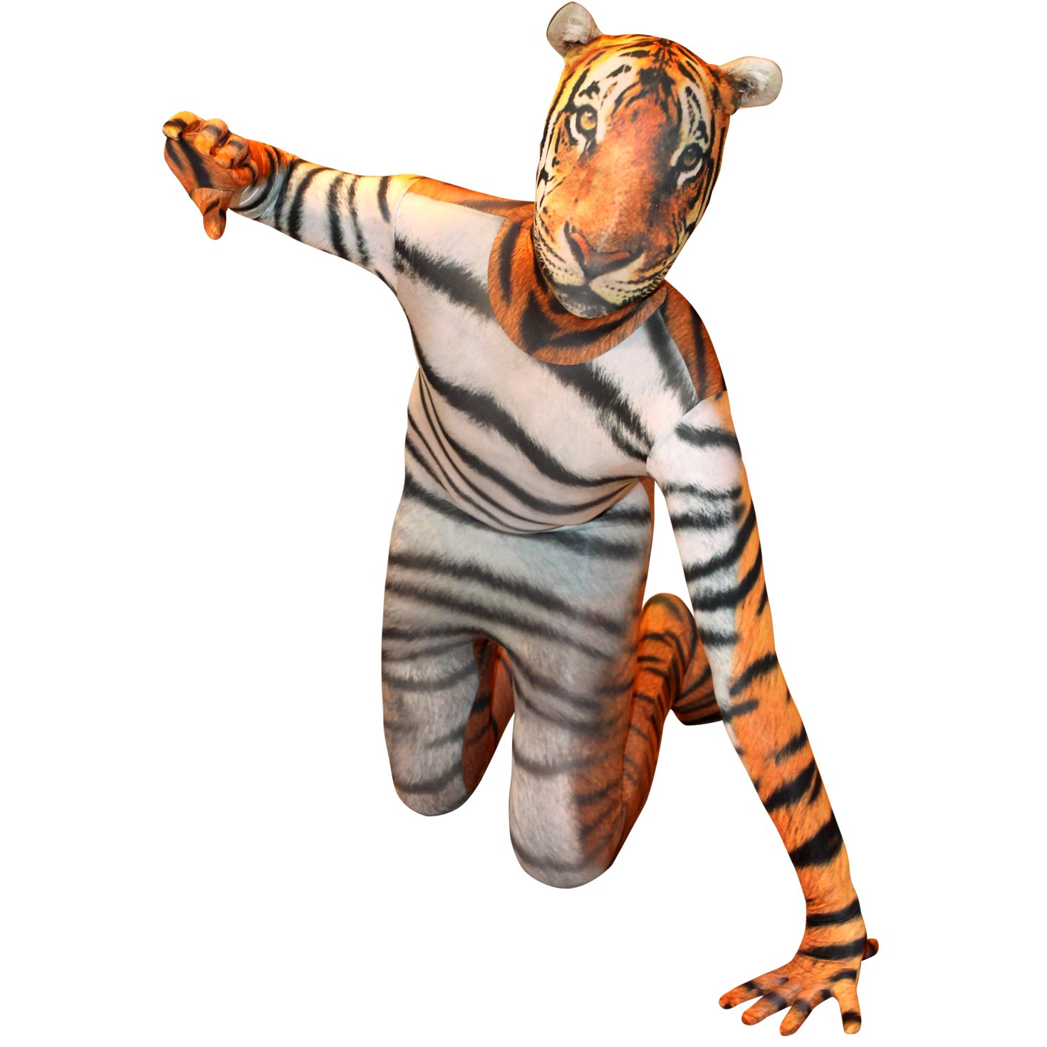 Morphsuits Tiger AP Morphsuit Kids L, Tiger Ap Morphsuit Kids, L