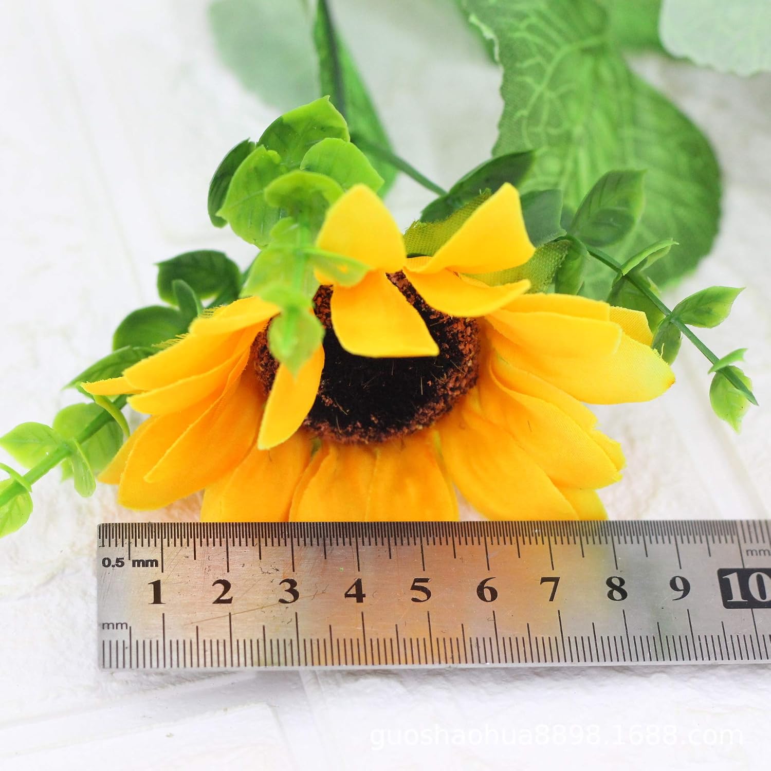 Download Buy Xdgrace Artificial Sunflower Bouquet 7 Flowers Per Bunch 2 Bunches Per Pack Yellow Sunflower Silk Flower For Home And Garden Decor Online At Low Prices In India Amazon In