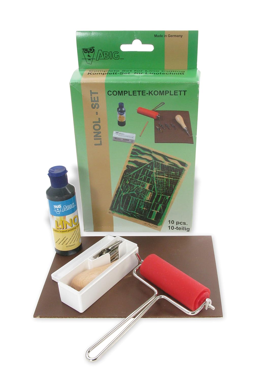 Abig lino cutting set A5 Amazon.co.uk Toys & Games