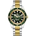 Rado Captain Cook Automatic Green Dial, Date Display, Super Luminova Indexes and Yellow Gold and Silver Bracelet