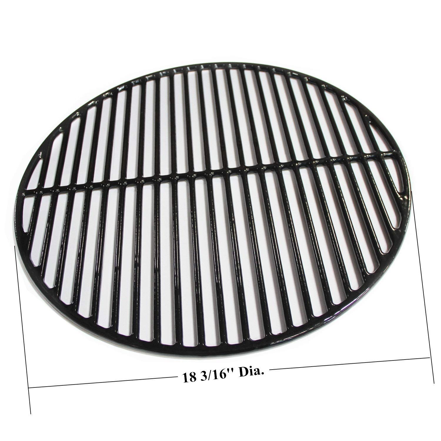 Hongso Round Grill Grate 18 3/16" Polished Porcelain Coated Cooking