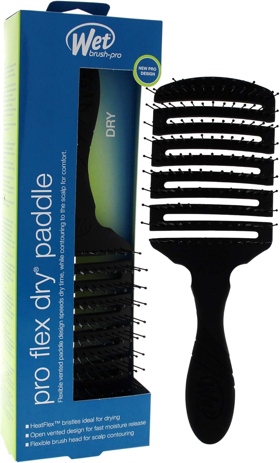 Wet Brush Pro Flex Dry Paddle Brush - Black By For Unisex - 1 Pc Hair Brush - Image 4
