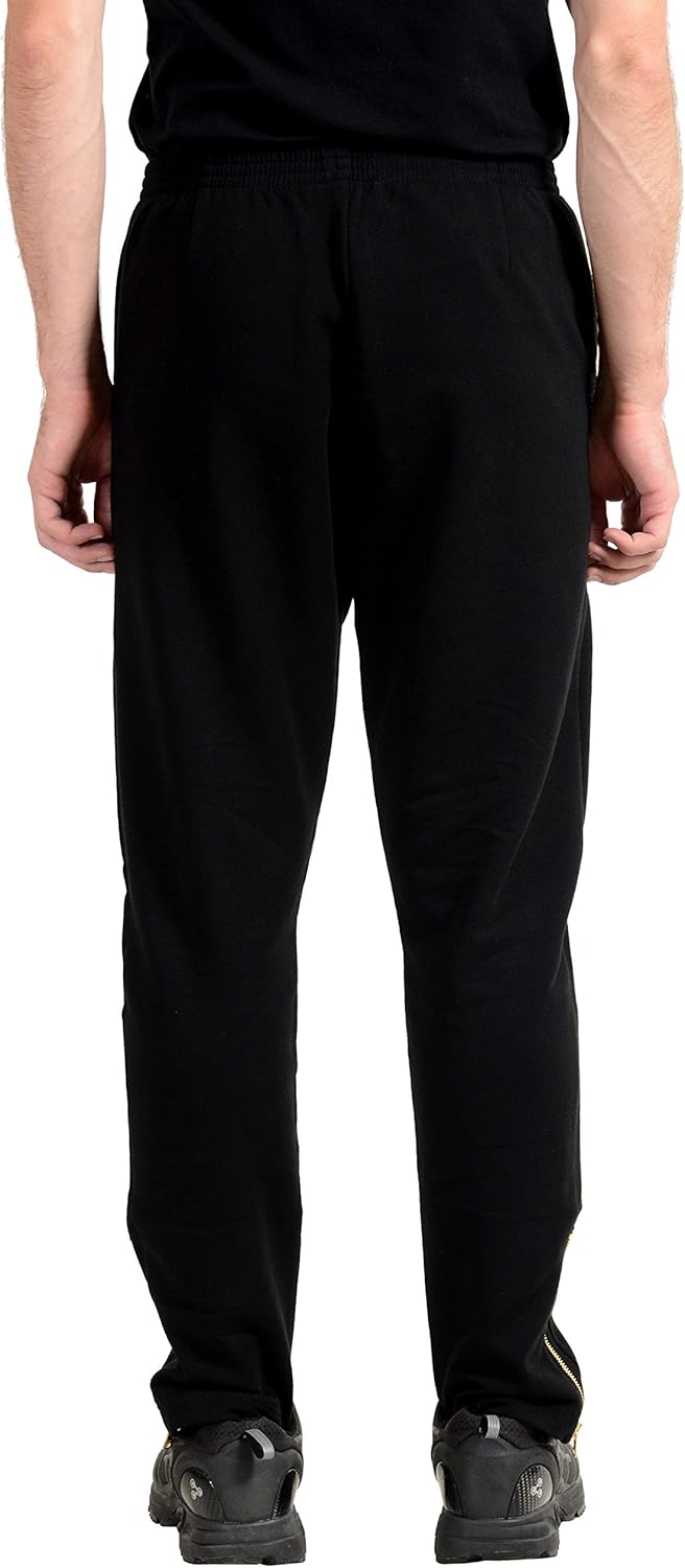 black versace pants