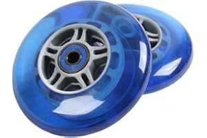 TGM Skateboards 2 Scooter Wheels with ABEC 7 Bearings for Razor Scooter 100mm