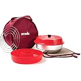 Omnia Kit 1, Set of 5 Products - Camp Oven, Silicone Mold, Potholders, Baking Grid and Storage Bag - Ultimate Starter Kit for Omnia Recreational Oven