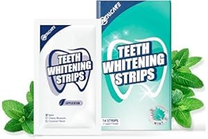 HealCare Teeth Whitening Strips for Teeth Sensitive - 14 Strips Enamel Safe Tooth Whitening，Non-Slip Dry Strip Technology for Whiter Teeth, 7 Treatments, Mint