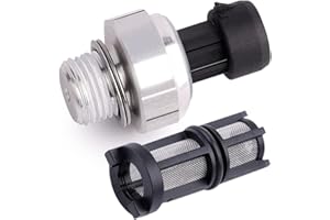 JCCGLOBAL Engine Oil Pressure Sensor/Switch/Sending Unit with Screen Filter D1846A Compatible with Chevrolet Chevy Silverado GMC Sierra Buick Lacrosse Cadillac Escalade 2003-2008 4.8L/5.3L/6.0L/6.2L,
