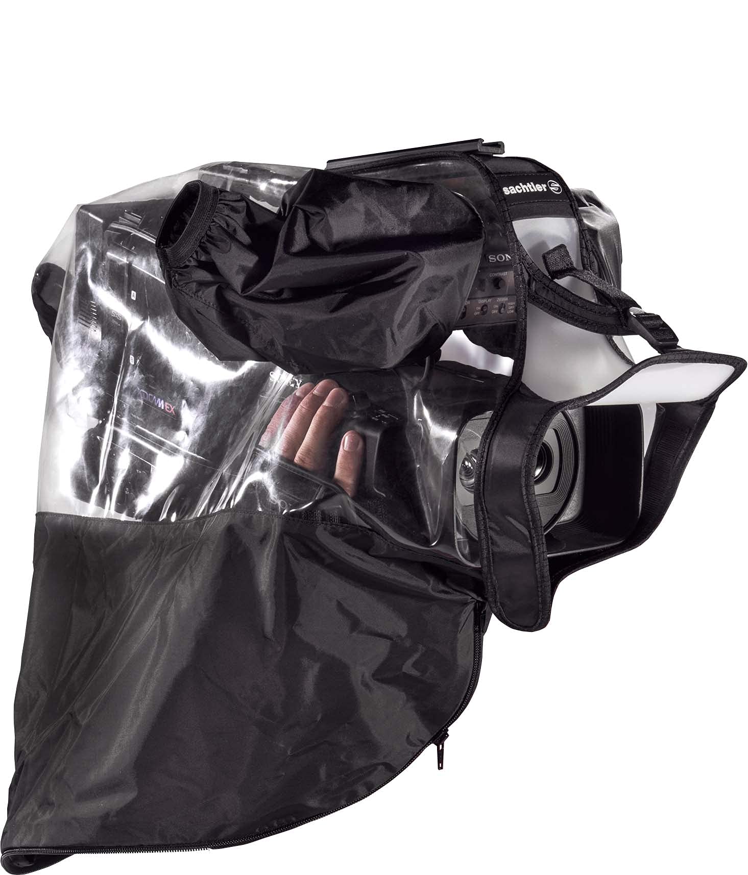 Sachtler, Transparent Rain Cover for Full-Size Broadcast Video Cameras, Waterproof Camera Cover for Video Recording, Professional Photography, Camera Accessories, 81 cm