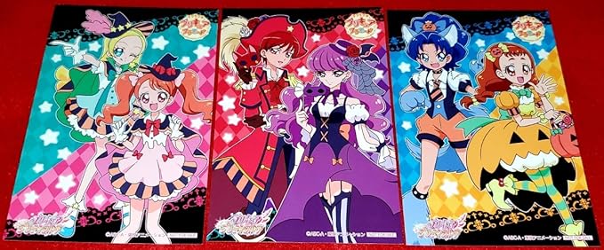 Amazon プリキュア プリティストア 限定 プリキュアアラモード ハロウィン カード 全3種セット アニメ 萌えグッズ 通販
