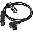Alvin's Cables XLR 4 Pin Female to D Tap Power Cable for Sony Venice F55 SXS Camera for Practilite 602 DSLR Camcorder