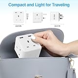 VINTAR 5 in 1 UK Plug Adaptor with 2 USB Ports, 3 Way Extension Socket UK view 3