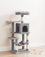 Feandrea Cat Tree Tower 112 cm Multi-Level Plush Condo with 4 Scratching Posts view 2