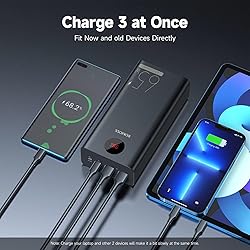 ROMOSS Power Bank, 40,000mAh 65W Portable Laptop
