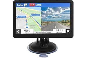 MRSXWPY GPS Navigation for Car Truck Drivers 7 inch Navigation Systems for Car with Voice Guidance and Speed Camera Warning 2D&3D map Americas Maps Free Lifetime Map