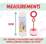 Toyland Bluey Bubbles Pack of 12 60ml Solution Wands Maze Lid Party Toys view 4