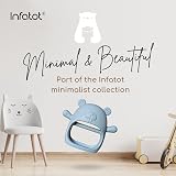 Infatot Chipmunk Teething Mittens Silicone Soothing Glove Blue 0-6 Months view 7