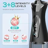 COSLUS Water Teeth Flosser Picks 4 Modes Cordless 300ml Tank IC200 view 3