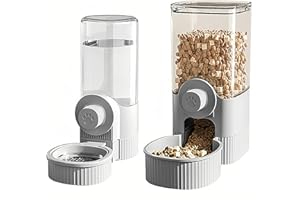 GKYMYZ Automatic Rabbit Feeder,auto Water Dispenser for Pets,Hanging Automatic feeders and Water dispensers,Suitable for Smal