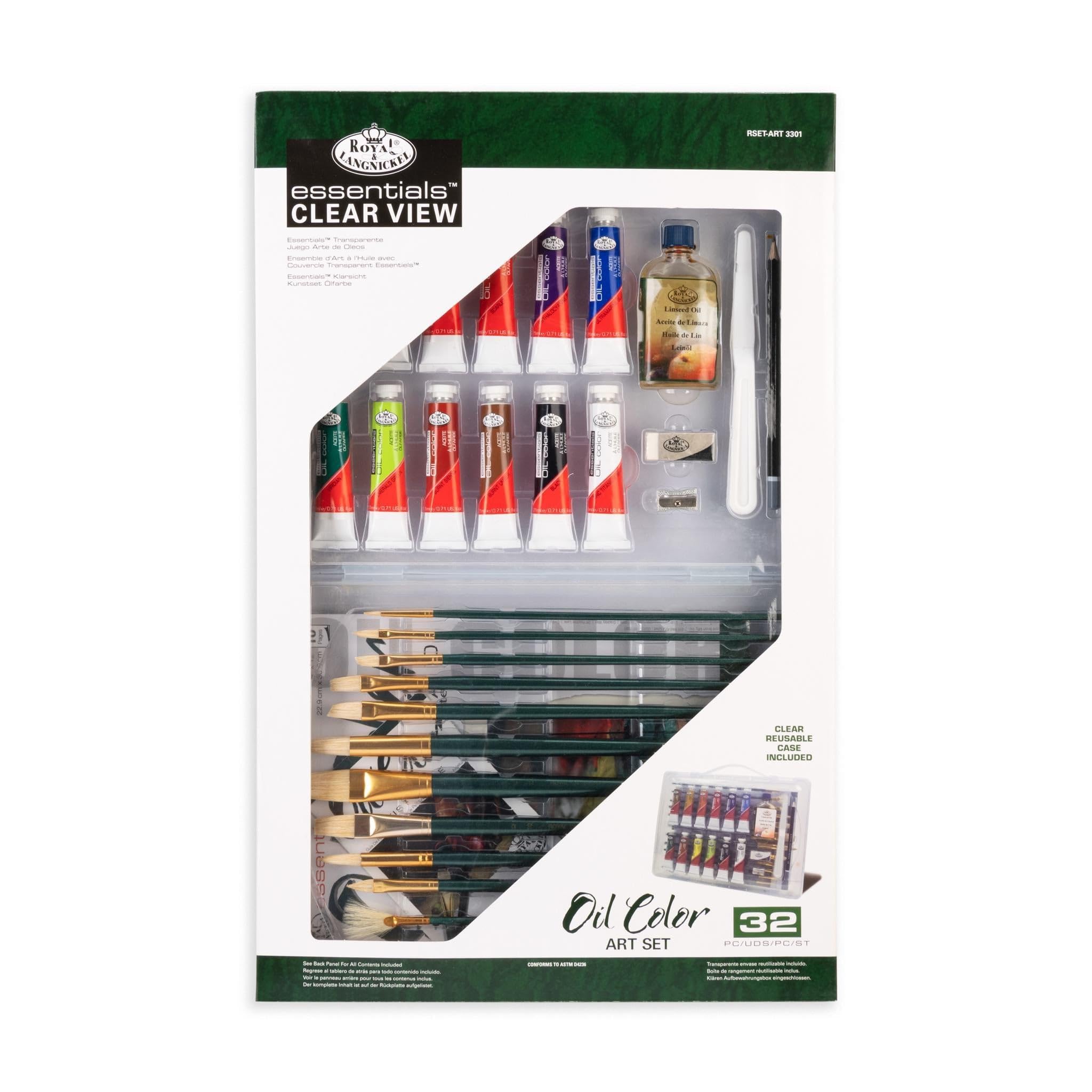 Royal & Langnickel Clear View Deluxe Oil Art Set