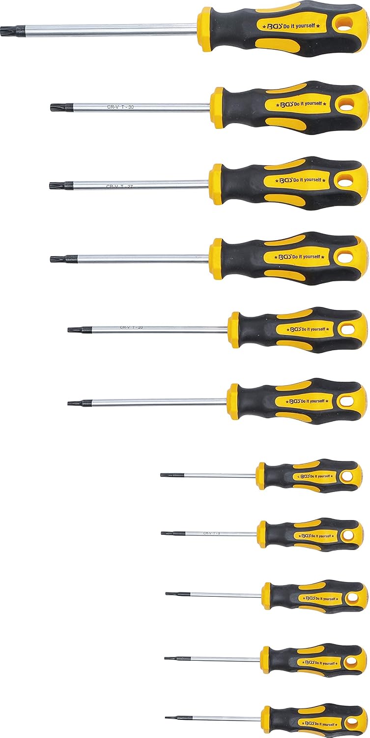CACCIAVITI T-profilo per viti Torx BGS 4078 OFFICINA AUTO deposito 1//3 |...
