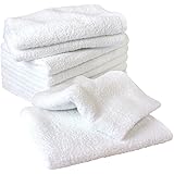 白タオル 業務用 泉州フェイスタオル 260匁 10枚セット ホワイト 日本製 泉州タオル 瞬間吸水 速乾