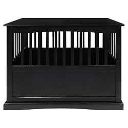 Casual Home Wooden Large Pet Crate, End