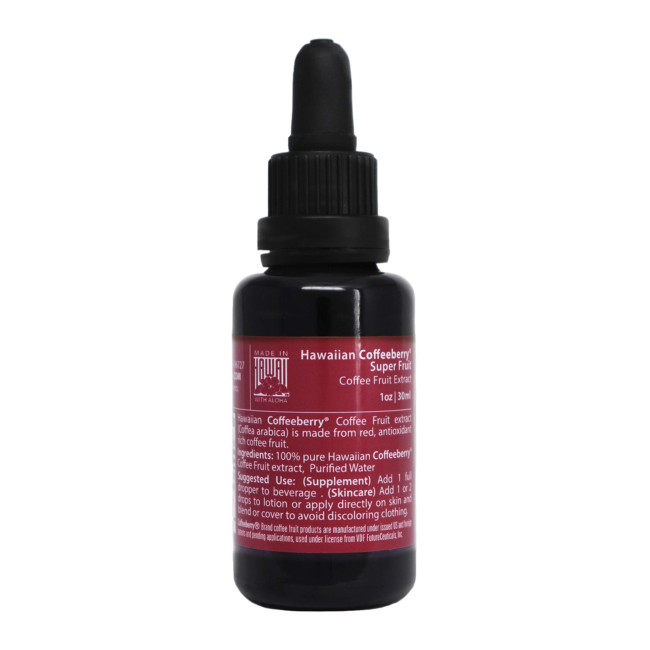 100 Pure Hawaiian Coffeeberry Coffee Fruit Extract (Coffea arabica) (1oz) Buy Online in