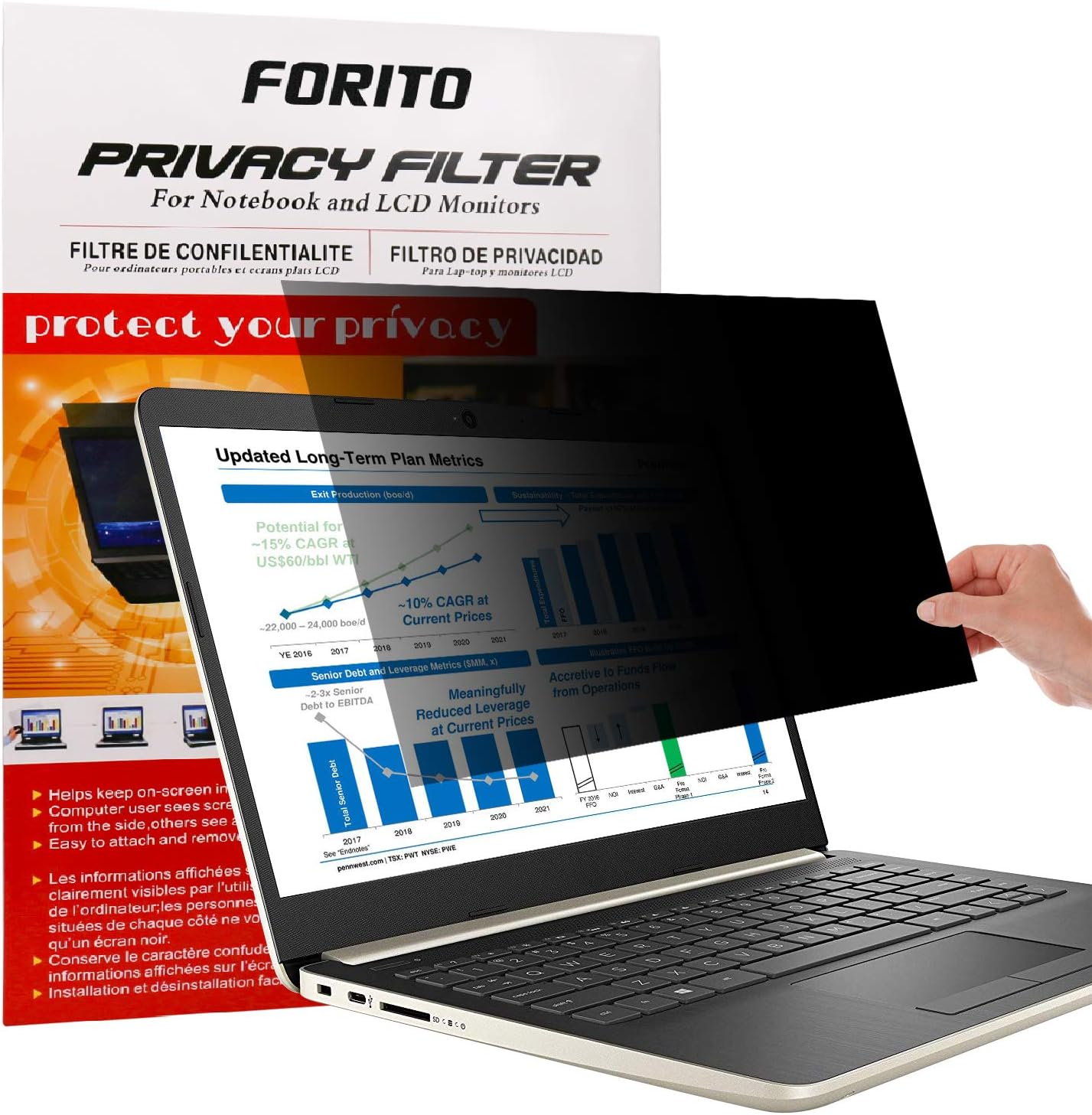 14 Inch Laptop Privacy Screen Fliter Anti Glare Screen