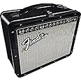 AQUARIUS Fender Amp Large Fun Box - Sturdy Tin Storage Box with Plastic Handle & Embossed Front Cover - Officially Licensed Fender Merchandise & Collectible Gift
