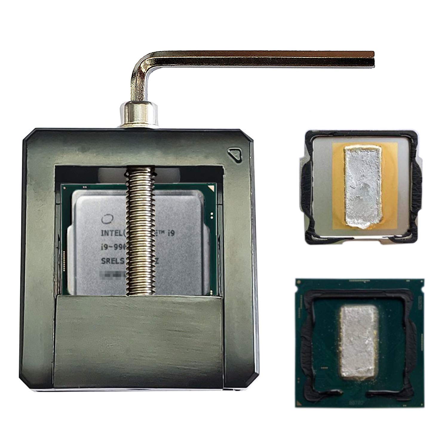 Boart Intel Cpu Delid Relid Tool For All Lga 115x Chips I3 I5 9600k I7 9700k I9 9900k I7 6700k 7700k 8700k 3770k 4790k Red 19 Model Electronics Cpu Processors Prb Org Af