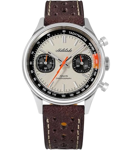 sugichan980さま Amazon.com: Sugess Chrono Hertiage SUCHP005Z Brown Racing Leather