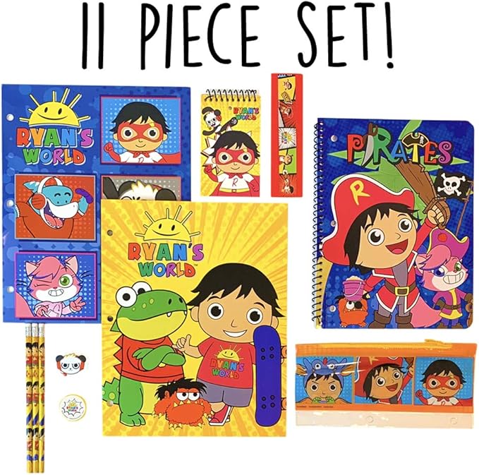 Ryan S World Molded Pencil Case Back To School Supplies Panda Gus Ryan Home Garden Kids Teens Home Items