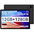 ALLDOCUBE iPlay 60S 10.1 inch Tablet, T606 Octa-core CPU, 1280x800 IPS HD Android 14 Tablet, 4GB RAM 128GB ROM 512GB Expand, Widevine L1, 6200mAh, Dual Speaker, 5MP+8MP Camera, 4G LTE/Wifi5, GPS