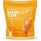 NutraOne Clear Whey Protein Powder Drink Mix, Naturally Flavored, Clear Protein Drink, 20g of Protein, Zero Sugar (Pineapple Mango - 30 Servings)