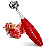 Joie Strawberry Huller, Remove Stems with Precision and Ease, Ergonomic Handle, Efficient Kitchen Gadget, Stainless Steel, BP