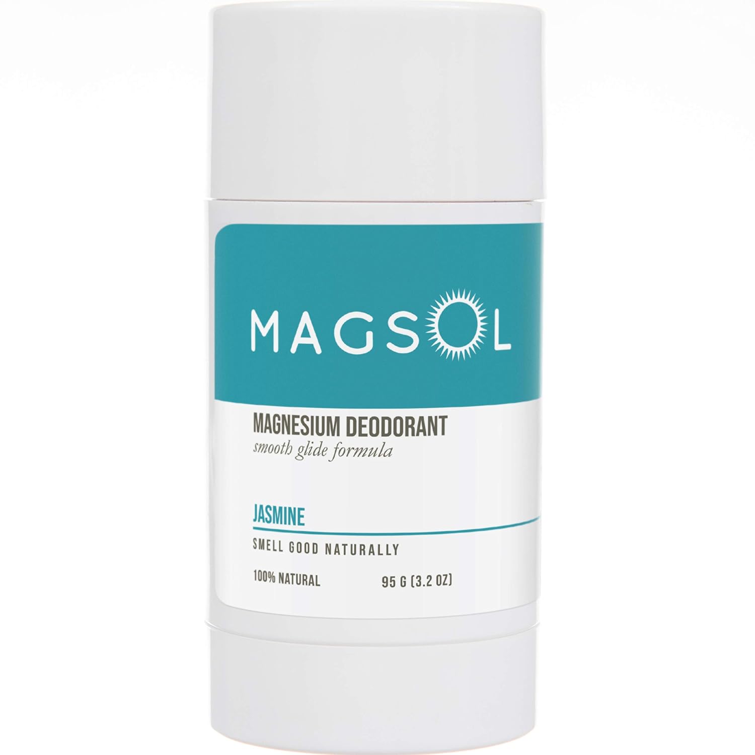 MAGSOL Magnesium Deodorant 3.2 oz (Jasmine)
