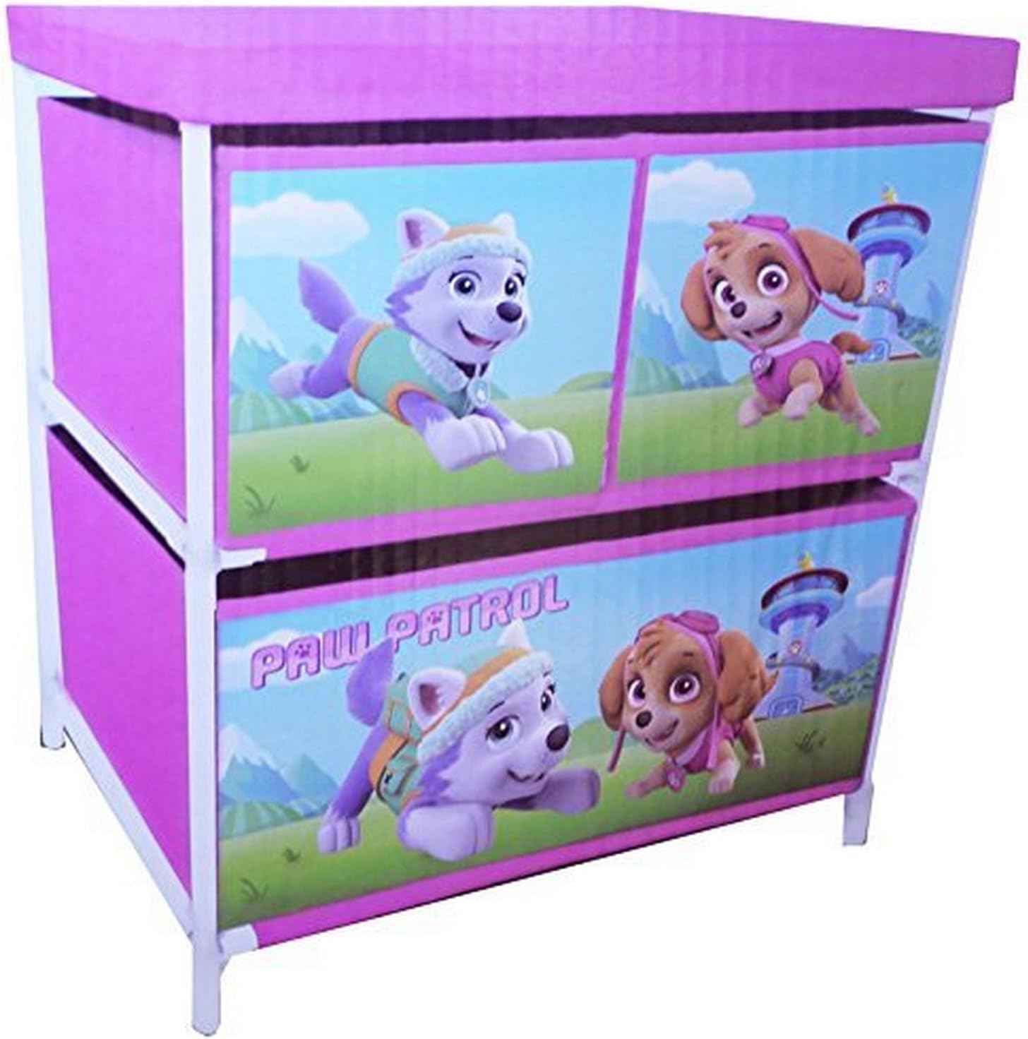 paw patrol wooden toy box