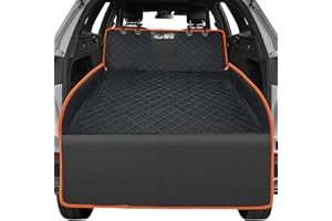 Dog Trunk Cargo Cover with Bumper Flap Protection, FLYZCKJ Oversized 135x230cm Car SUV Seat Cover Waterproof Nonslip Car Cove