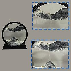 HYUGF Moving Sand Art Picture Decor, 3D Deep Sea