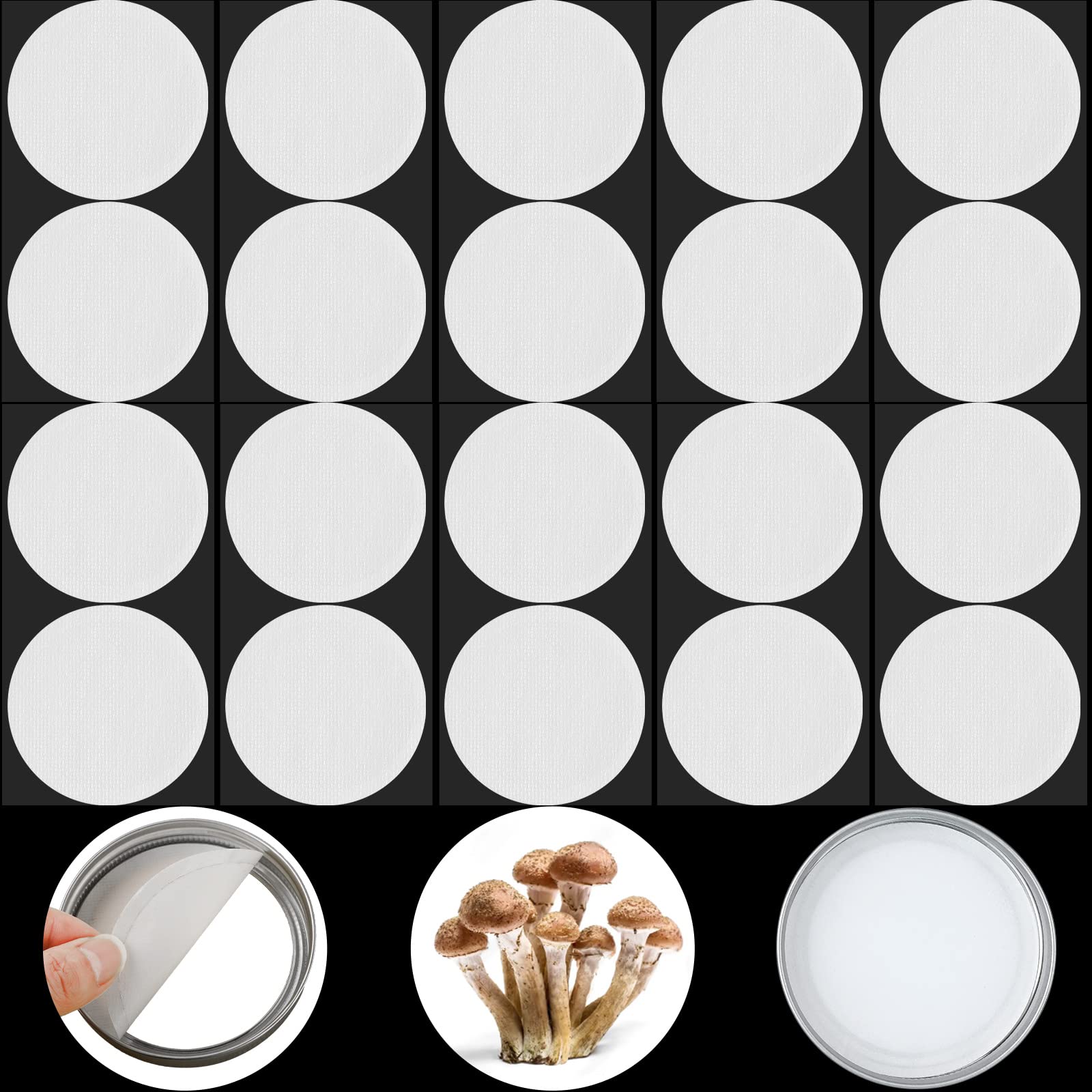 Mua Synthetic Filter Paper Stickers 0.3 μm Filter Disc Wide Mouth
