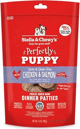 freeze dried dog food patties