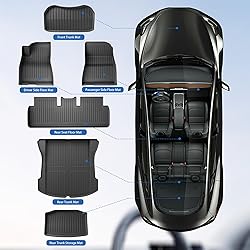 Weize Floor Mats for Tesla Model 3 5-Seat 2021-2023