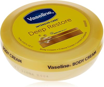 Vaseline 75ml Moisturising Cream Restore White