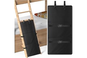 Colewin Bunk Bed Ladder Cover,Bunk Bed Ladder Cover for Bunk Bed,Bunk Bed Ladder Guard to Prevent from Climbing Ladders- Black