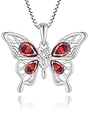 Vemhel Butterfly Necklace 925 Sterling Silver